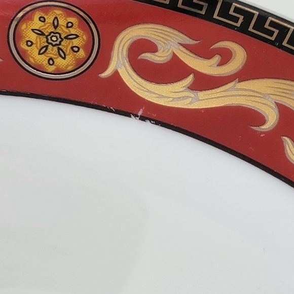 2 Versace Medusa Winged Teacup/Saucer Sets (Rosenthal) Greek Key - Picture 7 of 9